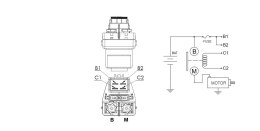 DZE PRZEKAŹNIK ROZRUSZNIKA KAWASAKI KSF 400 '03-'06; SUZUKI LT-Z 400 QUADSPORT '03-'08; LT-A 700 KINGQUAD '05-'07 (OEM 27010-S02