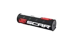SCAR RACING GĄBKA NA KIEROWNICĘ (POPRZECZKĘ) MINI/DIRT (210MM) KOLOR CZARNY Z LOGO SCAR