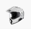 SENA 2026/07 KASK OUTLANDER DUAL SPORT FIBERGLASS Z INTERKOMEM MESH 3.0 DO 2000M ROZMIAR M KOLOR BIAŁY ( ECE R22.06 ) (EL)
