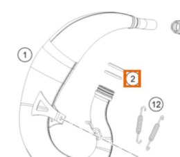 KTM OEM O-RING (ORING) WYDECHU (DYFUZORA) VITON 30X3MM KTM SX 50 '09-'27, HUSQVARNA TC 50 '17-'27, GAS GAS MC 50 '21-'27