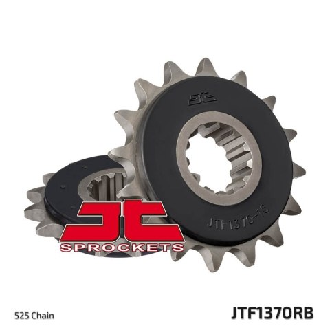 JT ZĘBATKA PRZEDNIA 2068 16 Z GUMĄ HONDA CBR 600F '99-'14, CBR 600RR '03-'23, XL 1000V, CRF 1000L, CBR 1000RR (206816JTRB) (ŁAŃC JT ZĘBATKA PRZEDNIA 2068 16 Z GUMĄ HONDA CBR 600F '99-'14, CBR 600RR '03-'23, XL 1000V, CRF 1000L, CBR 1000RR (206816JTRB) (ŁAŃC