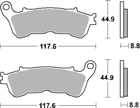 SBS PROMOCJA KLOCKI HAMULCOWE KH388 STREET / SCOOTER STANDART CERAMIC KOLOR CZARNY SBS PROMOCJA KLOCKI HAMULCOWE KH388 STREET / SCOOTER STANDART CERAMIC KOLOR CZARNY