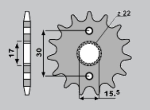 JR ZĘBATKA PRZEDNIA 332 14 HONDA CR 80/85 (JTF1256.14) JR ZĘBATKA PRZEDNIA 332 14 HONDA CR 80/85 (JTF1256.14)