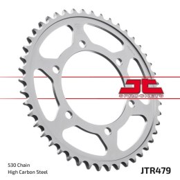 JT ZĘBATKA TYLNA 241 45 YAMAHA R1 '04-'08, FZ 1 '06-'14, R6B '06-'15 (24145JTZBK) (ŁAŃC. 530) KOLOR CZARNY