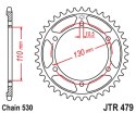JT ZĘBATKA TYLNA 241 46 YAMAHA FZ6 '04-'09 (24146JTZBK) (ŁAŃC. 530) KOLOR CZARNY