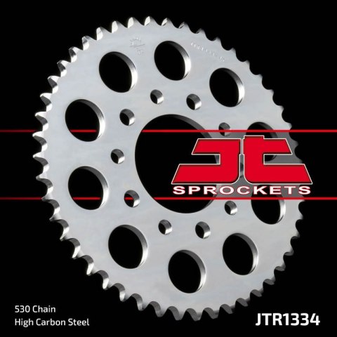 JT ZĘBATKA TYLNA 334 43 HONDA CBR 600F '87-'90, VF 1000F '84-'87 (33443JT) (ŁAŃC. 530) JT ZĘBATKA TYLNA 334 43 HONDA CBR 600F '87-'90, VF 1000F '84-'87 (33443JT) (ŁAŃC. 530)