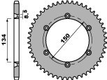 PBR WYPRZEDAZ ZĘBATKA TYLNA 4330 52 C45 KAWASAKI KDX125 (ŁAŃC. 428) PBR WYPRZEDAZ ZĘBATKA TYLNA 4330 52 C45 KAWASAKI KDX125 (ŁAŃC. 428)