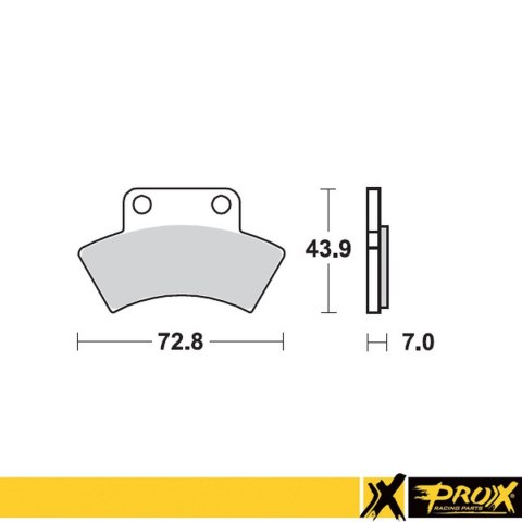PROX KLOCKI HAMULCOWE KH232 POLARIS SCRAMBLER / SPORTSMAN 400 '94-97 TYŁ PROX KLOCKI HAMULCOWE KH232 POLARIS SCRAMBLER / SPORTSMAN 400 '94-97 TYŁ