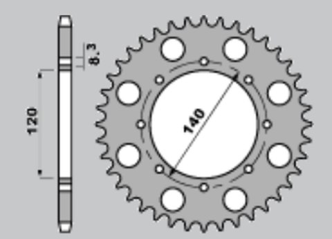 JR ZĘBATKA PRZEDNIA 511 15 KAWASAKI KLR 650/ KLX 650 (51115JT) (JTF511.15) JR ZĘBATKA PRZEDNIA 511 15 KAWASAKI KLR 650/ KLX 650 (51115JT) (JTF511.15)