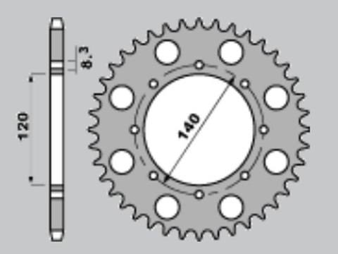 JR ZĘBATKA TYLNA 491 38 KAWASAKI KLE 250 '93-'01, KLE 500 '91-'07, KLR 650 '87-'17, W 800 '18-'22 JR ZĘBATKA TYLNA 491 38 KAWASAKI KLE 250 '93-'01, KLE 500 '91-'07, KLR 650 '87-'17, W 800 '18-'22