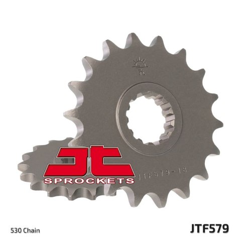 JT ZĘBATKA PRZEDNIA 579 18 YAMAHA FZ1/R1/XJR (+1) (57918JT) (ŁAŃC. 530) JT ZĘBATKA PRZEDNIA 579 18 YAMAHA FZ1/R1/XJR (+1) (57918JT) (ŁAŃC. 530)