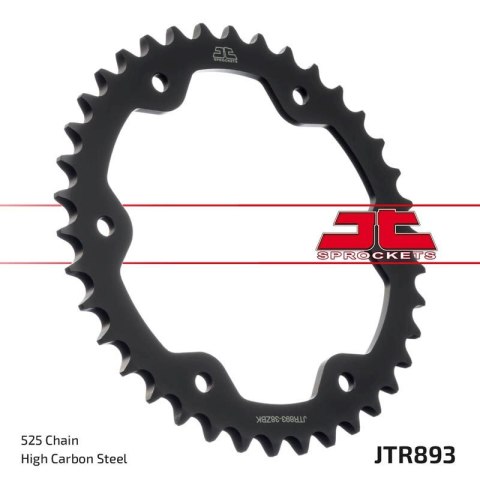 JT ZĘBATKA TYLNA 4642 38 KTM 1290 SUPERDUKE (14-18) (464238JTZBK) (ŁAŃC.525) KOLOR CZARNY - ZASTĘPUJE JTR893.38 JT ZĘBATKA TYLNA 4642 38 KTM 1290 SUPERDUKE (14-18) (464238JTZBK) (ŁAŃC.525) KOLOR CZARNY - ZASTĘPUJE JTR893.38