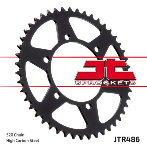 JT ZĘBATKA TYLNA 504 43 KAWASAKI NINJA 250 09-11 (50443JT)* (ŁAŃC. 520) JT ZĘBATKA TYLNA 504 43 KAWASAKI NINJA 250 09-11 (50443JT)* (ŁAŃC. 520)