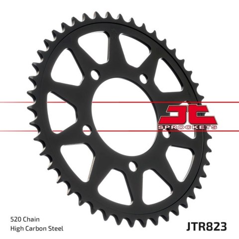 JT ZĘBATKA TYLNA 795 39 SUZUKI GS 500 E/F 88-10 (79539JTZBK) (ŁAŃC. 520) KOLOR CZARNY JT ZĘBATKA TYLNA 795 39 SUZUKI GS 500 E/F 88-10 (79539JTZBK) (ŁAŃC. 520) KOLOR CZARNY