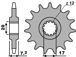 PBR ZĘBATKA PRZEDNIA 600 10 18NC (ŁAŃC. 415)