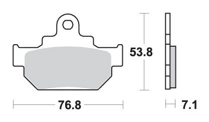 SBS KLOCKI HAMULCOWE KH106 STREET STANDART CERAMIC KOLOR CZARNY SBS KLOCKI HAMULCOWE KH106 STREET STANDART CERAMIC KOLOR CZARNY