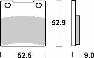 SBS KLOCKI HAMULCOWE KH63 / KH063 / KH161 STREET STANDART CERAMIC KOLOR CZARNY SBS KLOCKI HAMULCOWE KH63 / KH063 / KH161 STREET STANDART CERAMIC KOLOR CZARNY