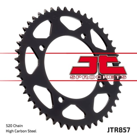 JT ZĘBATKA TYLNA 857 43 YAMAHA XT 600E '90-03, XT 660Z TENERE '91-00 (85743JT) (ŁAŃC. 520) - PATRZ RÓWNIEŻ 458843JT JT ZĘBATKA TYLNA 857 43 YAMAHA XT 600E '90-03, XT 660Z TENERE '91-00 (85743JT) (ŁAŃC. 520) - PATRZ RÓWNIEŻ 458843JT