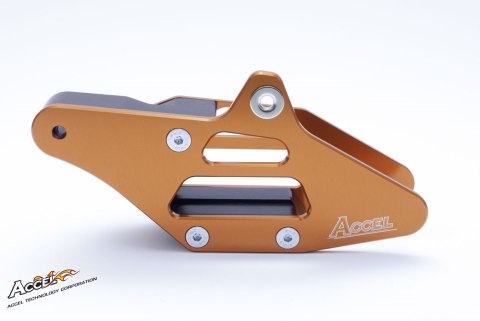 ACCEL PROWADNICA ŁAŃCUCHA KPL. KTM SX85 '15-'17, EXC/EXCF '14-'17, KOLOR POMARAŃCZOWY (ALUMINIOWA) ACCEL PROWADNICA ŁAŃCUCHA KPL. KTM SX85 '15-'17, EXC/EXCF '14-'17, KOLOR POMARAŃCZOWY (ALUMINIOWA)