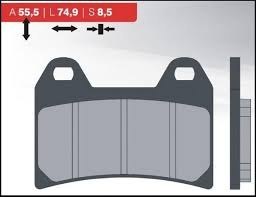 BRENTA KLOCKI HAMULCOWE KH244 SPIEK METALICZNY (ZŁOTE) (FT 4093) BRENTA KLOCKI HAMULCOWE KH244 SPIEK METALICZNY (ZŁOTE) (FT 4093)