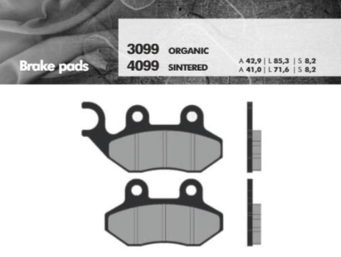 BRENTA KLOCKI HAMULCOWE KH264 SPIEK METALICZNY (ZŁOTE) (FT 4099) BRENTA KLOCKI HAMULCOWE KH264 SPIEK METALICZNY (ZŁOTE) (FT 4099)