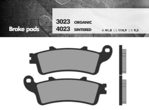 BRENTA KLOCKI HAMULCOWE KH281 / KH261 SPIEK METALICZNY (ZŁOTE) (GRUBOŚĆ 9,5MM) (FT 4023) BRENTA KLOCKI HAMULCOWE KH281 / KH261 SPIEK METALICZNY (ZŁOTE) (GRUBOŚĆ 9,5MM) (FT 4023)