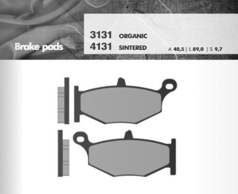 BRENTA KLOCKI HAMULCOWE KH419 SUZUKI GSX/GSR/GSXR TYŁ (FT 3131) BRENTA KLOCKI HAMULCOWE KH419 SUZUKI GSX/GSR/GSXR TYŁ (FT 3131)