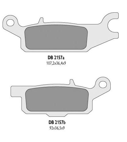 DELTA BRAKING KLOCKI HAMULCOWE KH445 YAMAHA YFM 550 GRIZZLY '11-14, YFM 700 GRIZZLY '07-18 LEWY TYŁ - ZASTĘPUJĄ DB2157MX-D ORAZ DELTA BRAKING KLOCKI HAMULCOWE KH445 YAMAHA YFM 550 GRIZZLY '11-14, YFM 700 GRIZZLY '07-18 LEWY TYŁ - ZASTĘPUJĄ DB2157MX-D ORAZ