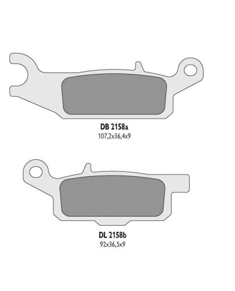DELTA BRAKING KLOCKI HAMULCOWE KH446 YAMAHA YFM 550 GRIZZLY '11-14, YFM 700 GRIZZLY '07-18 PRAWY TYŁ - ZASTĘPUJĄ DB2158MX-D ORAZ DELTA BRAKING KLOCKI HAMULCOWE KH446 YAMAHA YFM 550 GRIZZLY '11-14, YFM 700 GRIZZLY '07-18 PRAWY TYŁ - ZASTĘPUJĄ DB2158MX-D ORAZ