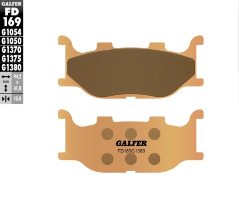 GALFER KLOCKI HAMULCOWE KH199 SPIEK METALICZNY (ZŁOTE) SCOOTER GALFER KLOCKI HAMULCOWE KH199 SPIEK METALICZNY (ZŁOTE) SCOOTER
