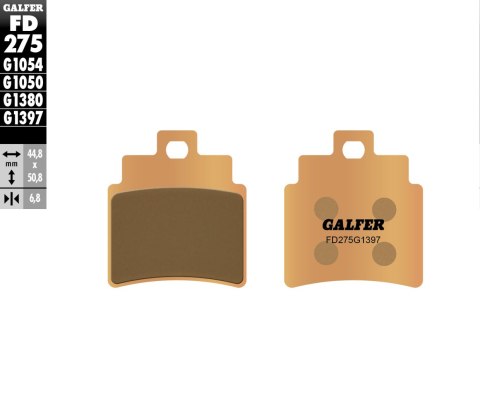 GALFER KLOCKI HAMULCOWE KH355 SPIEK METALICZNY (ZŁOTE) GALFER KLOCKI HAMULCOWE KH355 SPIEK METALICZNY (ZŁOTE)