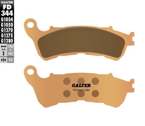 GALFER KLOCKI HAMULCOWE KH388 SPIEK METALICZNY (ZŁOTE) SKUTER GALFER KLOCKI HAMULCOWE KH388 SPIEK METALICZNY (ZŁOTE) SKUTER