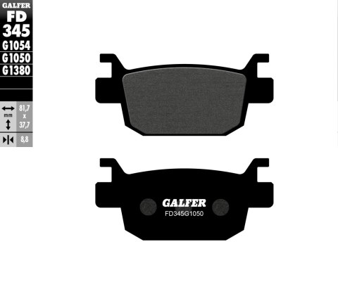 GALFER KLOCKI HAMULCOWE KH415 PÓŁMETALICZNE GALFER KLOCKI HAMULCOWE KH415 PÓŁMETALICZNE