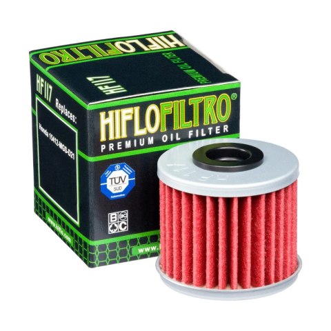 HIFLO FILTR OLEJU HF 117 HONDA NC700S DCT 12-14, 750S/X DCT 14-23, 750 INTERGRA DCT 14-20, CRF1000/1100 AFRICA TWIN DCT 16-24 (F HIFLO FILTR OLEJU HF 117 HONDA NC700S DCT 12-14, 750S/X DCT 14-23, 750 INTERGRA DCT 14-20, CRF1000/1100 AFRICA TWIN DCT 16-24 (F