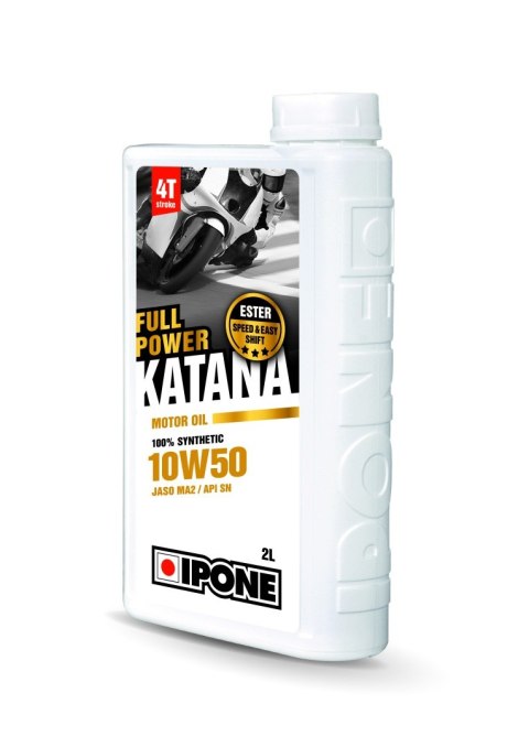 IPONE FULL POWER KATANA 10W50 OLEJ SILNIKOWY 100 % SYNTETYK 2L (ESTER, MA2) (AKC) (8) IPONE FULL POWER KATANA 10W50 OLEJ SILNIKOWY 100 % SYNTETYK 2L (ESTER, MA2) (AKC) (8)