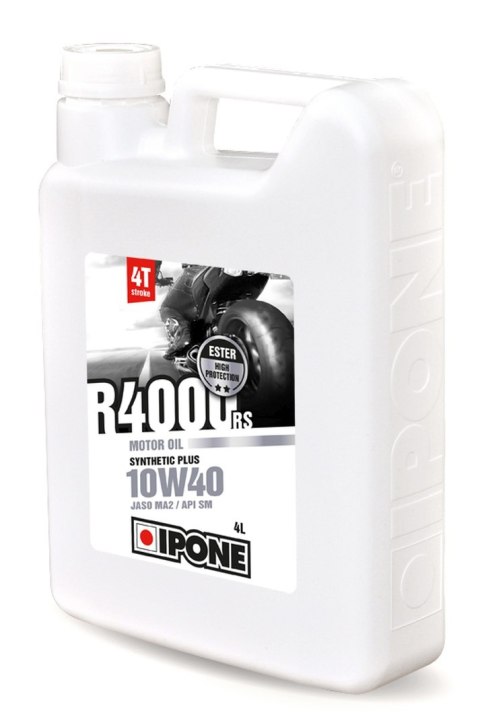 IPONE R4000 RS 10W40 OLEJ SILNIKOWY SEMISYNTETYK 4L (ESTER, MA2) (AKC) (6) IPONE R4000 RS 10W40 OLEJ SILNIKOWY SEMISYNTETYK 4L (ESTER, MA2) (AKC) (6)