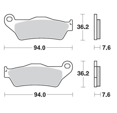 MOTO-MASTER KLOCKI HAMULCOWE KH181 NITRO RACING SINTER METAL SOFT: 22 (NITRO SPORT) KTM: 125-200-250-300-350-360-380-440-500, WS MOTO-MASTER KLOCKI HAMULCOWE KH181 NITRO RACING SINTER METAL SOFT: 22 (NITRO SPORT) KTM: 125-200-250-300-350-360-380-440-500, WS