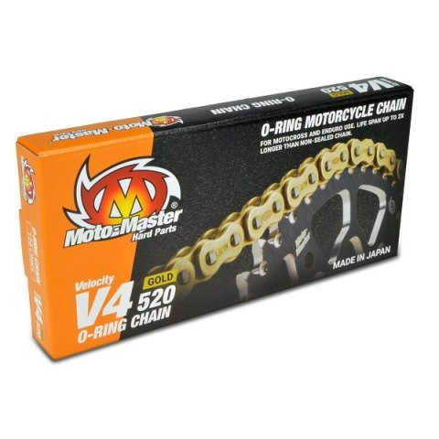 MOTO-MASTER ŁAŃCUCH NAPĘDOWY V4-520G O-RING GOLD CHAIN ŁAŃCUCH NAPĘDOWY KOLOR ZŁOTY (120 OGNIW, ZAPINKA W ZESTAWIE) MOTO-MASTER ŁAŃCUCH NAPĘDOWY V4-520G O-RING GOLD CHAIN ŁAŃCUCH NAPĘDOWY KOLOR ZŁOTY (120 OGNIW, ZAPINKA W ZESTAWIE)