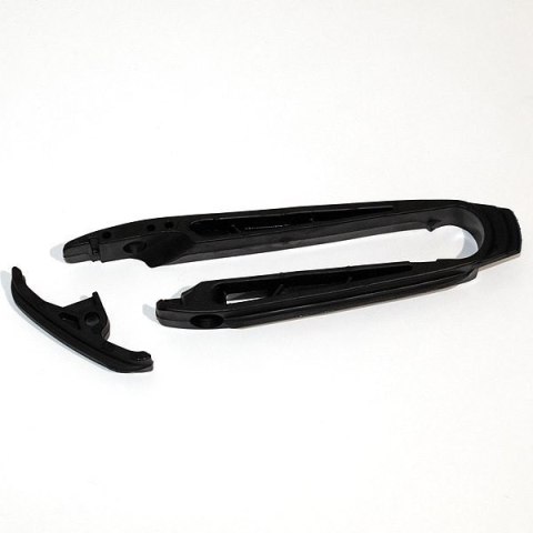 UFO ŚLIZG ŁAŃCUCHA (MAŁY I DUŻY) KTM SX '07-'09, EXC '08-'11 KOLOR CZARNY (77304066000) UFO ŚLIZG ŁAŃCUCHA (MAŁY I DUŻY) KTM SX '07-'09, EXC '08-'11 KOLOR CZARNY (77304066000)