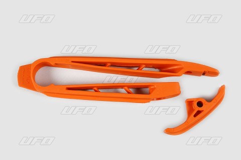 UFO ŚLIZG ŁAŃCUCHA (MAŁY I DUŻY) KTM SX/SXF '07-'10, EXC '08-'11 KOLOR POMARAŃCZOWY UFO ŚLIZG ŁAŃCUCHA (MAŁY I DUŻY) KTM SX/SXF '07-'10, EXC '08-'11 KOLOR POMARAŃCZOWY
