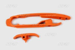 UFO ŚLIZG ŁAŃCUCHA (MAŁY I DUŻY) KTM SX/SXF '16-'21 ( Z WYJĄTKIEM SX 250 '16) KOLOR POMARAŃCZOWY