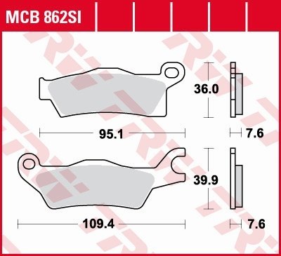 TRW ZF KLOCKI HAMULCOWE KH618 SPIEK METALICZNY SINTER OFFROAD CAN-AM OUTLANDER 800 / 1000 12-, RENEGADE 1000 12-, LEWY PRZÓD TRW ZF KLOCKI HAMULCOWE KH618 SPIEK METALICZNY SINTER OFFROAD CAN-AM OUTLANDER 800 / 1000 12-, RENEGADE 1000 12-, LEWY PRZÓD