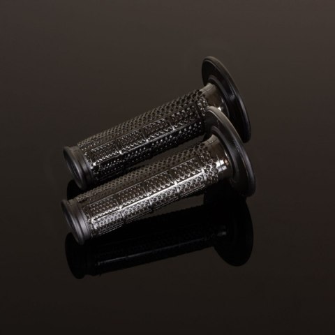 RENTHAL MANETKI MX DUAL COMPOUND ULTRA TACKY TAPERED, DWUSKŁADNIKOWE, KOLOR CZARNY RENTHAL MANETKI MX DUAL COMPOUND ULTRA TACKY TAPERED, DWUSKŁADNIKOWE, KOLOR CZARNY