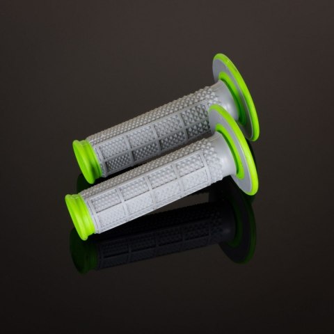 RENTHAL PROMOCJA MANETKI MX DUAL COMPOUND TAPERED GREEN H/WAFF, DWUSKŁADNIKOWE, KOLOR SZARY/ZIELONY RENTHAL PROMOCJA MANETKI MX DUAL COMPOUND TAPERED GREEN H/WAFF, DWUSKŁADNIKOWE, KOLOR SZARY/ZIELONY