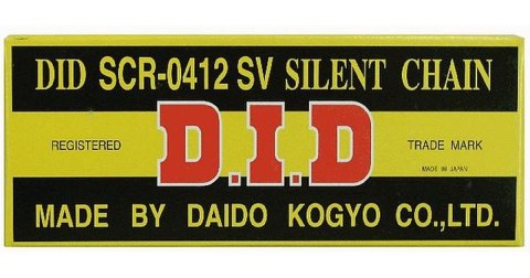 DID SCR0412SV-106 ŁAŃCUSZEK ROZRZĄDU (106-OGNIW) ZAKUTY (ZAMKNIĘTY) DID SCR0412SV-106 ŁAŃCUSZEK ROZRZĄDU (106-OGNIW) ZAKUTY (ZAMKNIĘTY)