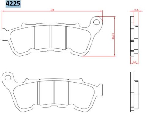 BRENTA KLOCKI HAMULCOWE KH640 SPIEK METALICZNY (ZŁOTE) HARLEY-DAVIDSON XL883/XL1200 '14-, PRZÓD (FT 4225) BRENTA KLOCKI HAMULCOWE KH640 SPIEK METALICZNY (ZŁOTE) HARLEY-DAVIDSON XL883/XL1200 '14-, PRZÓD (FT 4225)