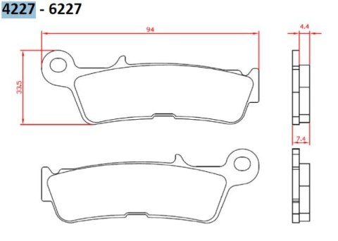 BRENTA KLOCKI HAMULCOWE KH755 SPIEK METALICZNY (ZŁOTE) YAMAHA YZ 450 '20-, PRZÓD (FT 4227) BRENTA KLOCKI HAMULCOWE KH755 SPIEK METALICZNY (ZŁOTE) YAMAHA YZ 450 '20-, PRZÓD (FT 4227)
