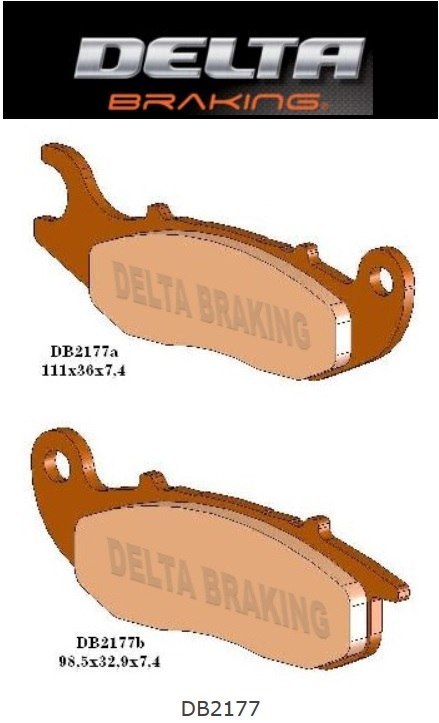 DELTA BRAKING KLOCKI HAMULCOWE KH465 HONDA CRF 230/250L, AJP PR7 PRZÓD - ZASTĘPUJĄ DB2177MX-N ORAZ DB2177QD-N DELTA BRAKING KLOCKI HAMULCOWE KH465 HONDA CRF 230/250L, AJP PR7 PRZÓD - ZASTĘPUJĄ DB2177MX-N ORAZ DB2177QD-N