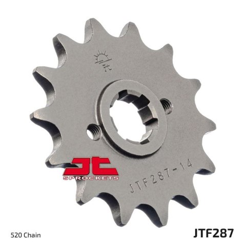 JT ZĘBATKA PRZEDNIA 267 14 HONDA CRF 230L '08-'10, XL 250R '84-'97 (26714JT) (ŁAŃC. 520) JT ZĘBATKA PRZEDNIA 267 14 HONDA CRF 230L '08-'10, XL 250R '84-'97 (26714JT) (ŁAŃC. 520)