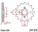 JT ZĘBATKA PRZEDNIA 575 13 YAMAHA XT 600 '83-'86, TT600, XT550 (57513JT) (ŁAŃC. 520)